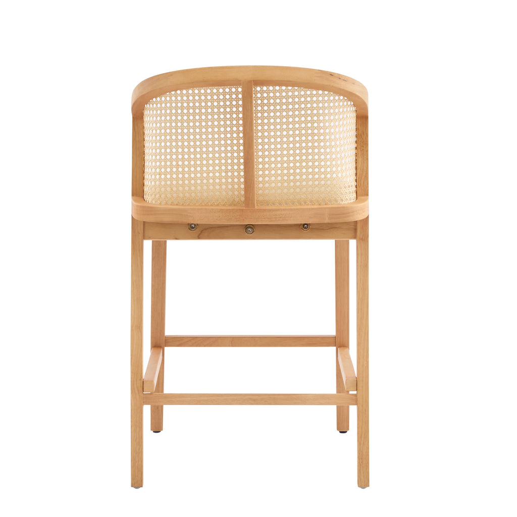 Upholstered Wood Counter Stools – Sets of 2 or 4 — [variant:N897P439502N] Beige,Natural image 8