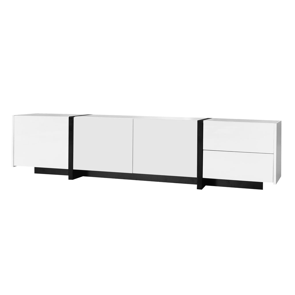 [variant:N875P283187W] High-Gloss LED TV Stand with Storage image 18
