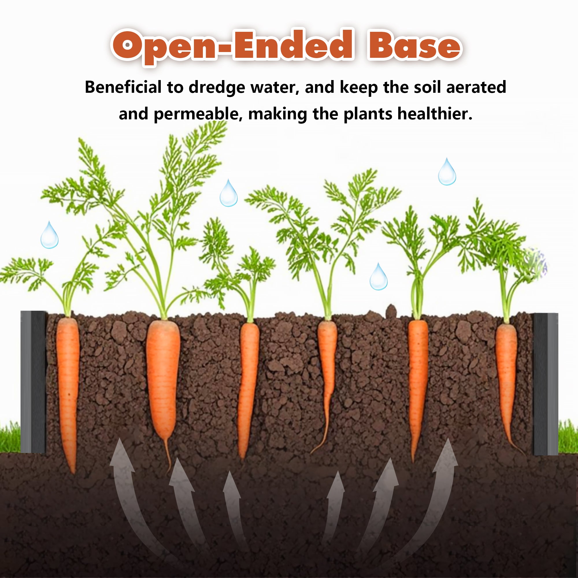 [variant:W3901P434788] Galvanized Steel Raised Garden Bed – 8 × 4 × 2 ft image 5