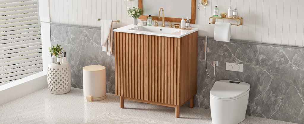 [variant:N729P339777O] Traditional Bathroom Vanity with Ceramic Sink – 29.9-Inch image 26