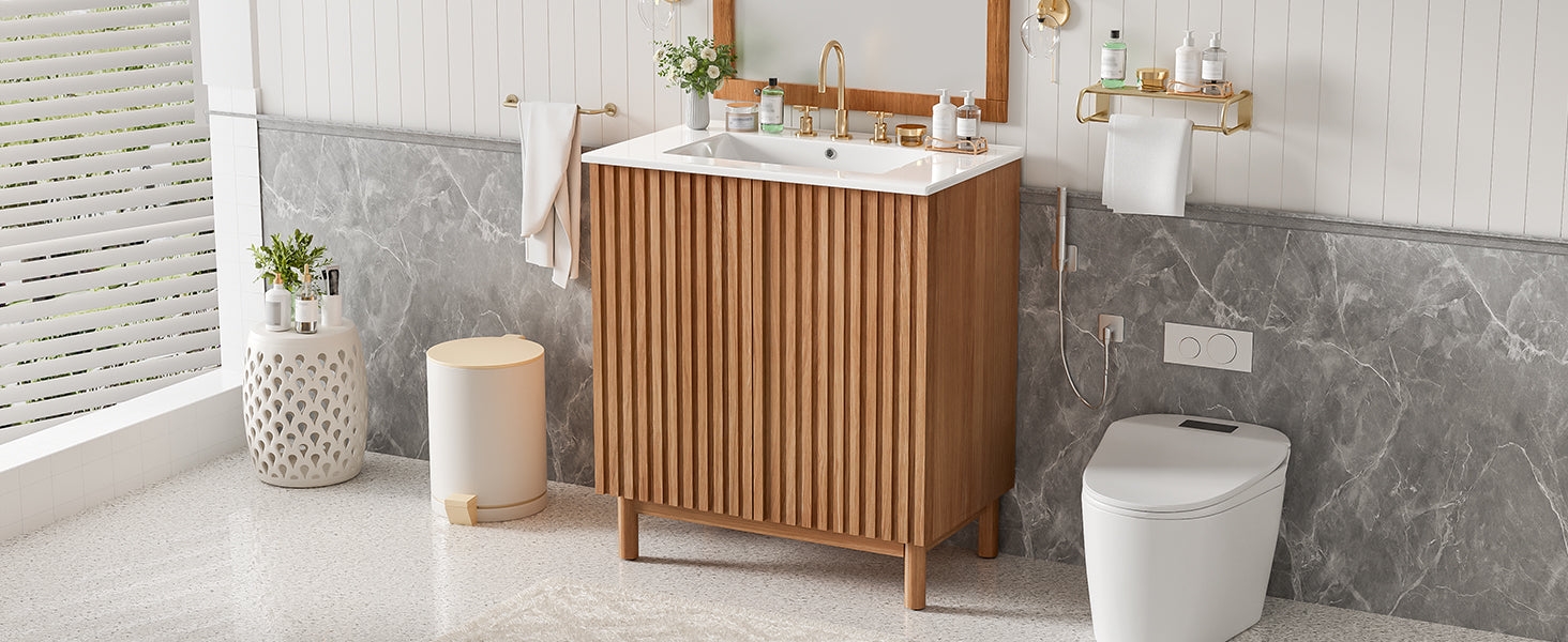 [variant:N729P339777O] Traditional Bathroom Vanity with Ceramic Sink – 29.9-Inch image 26