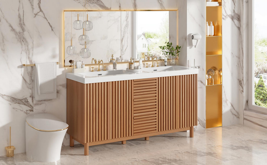 [variant:N729P000037N] Double-Sink Bathroom Vanity with Storage – 59.3-Inch image 33