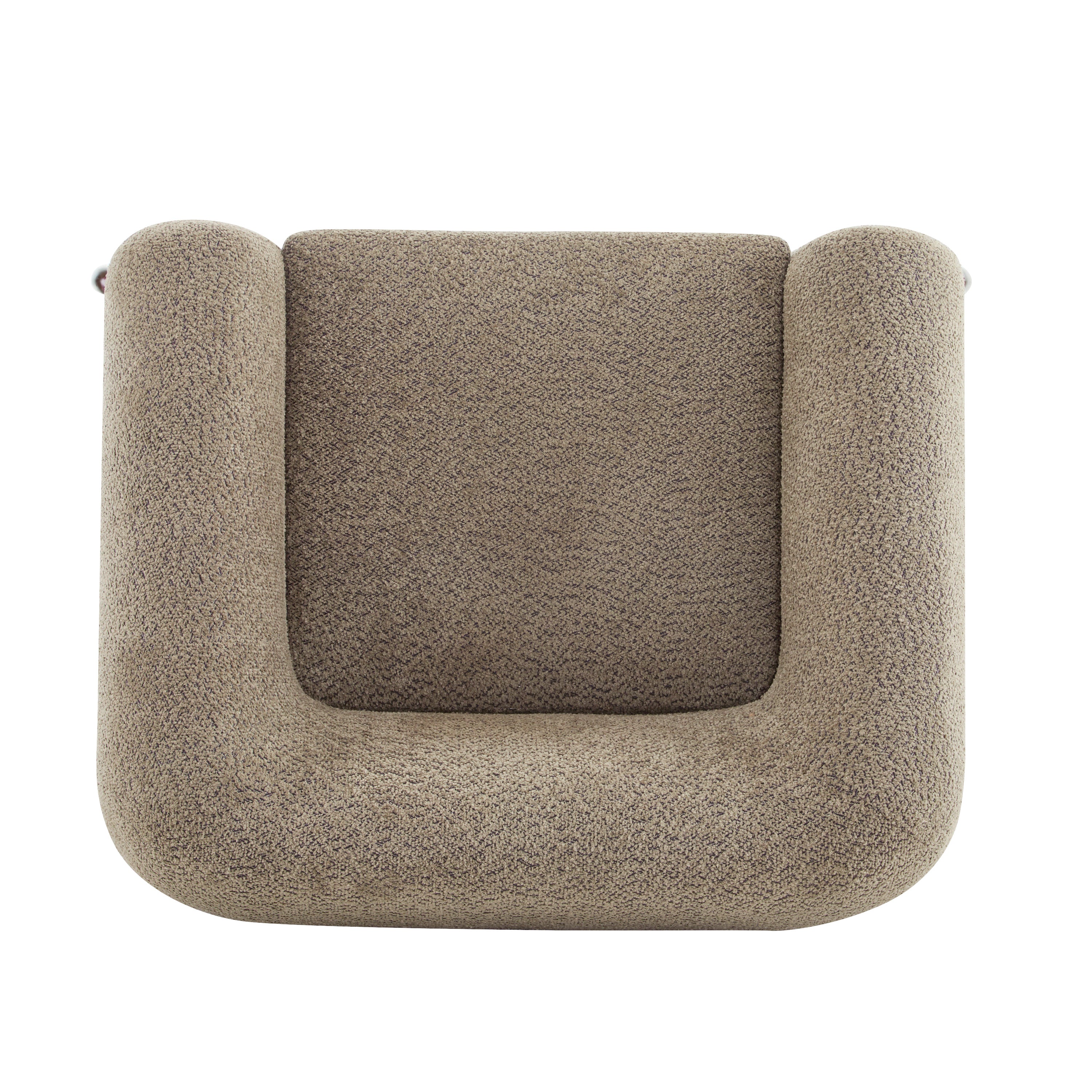 [variant:N898P444017D] Bouclé Wood-Frame Armchair image 7
