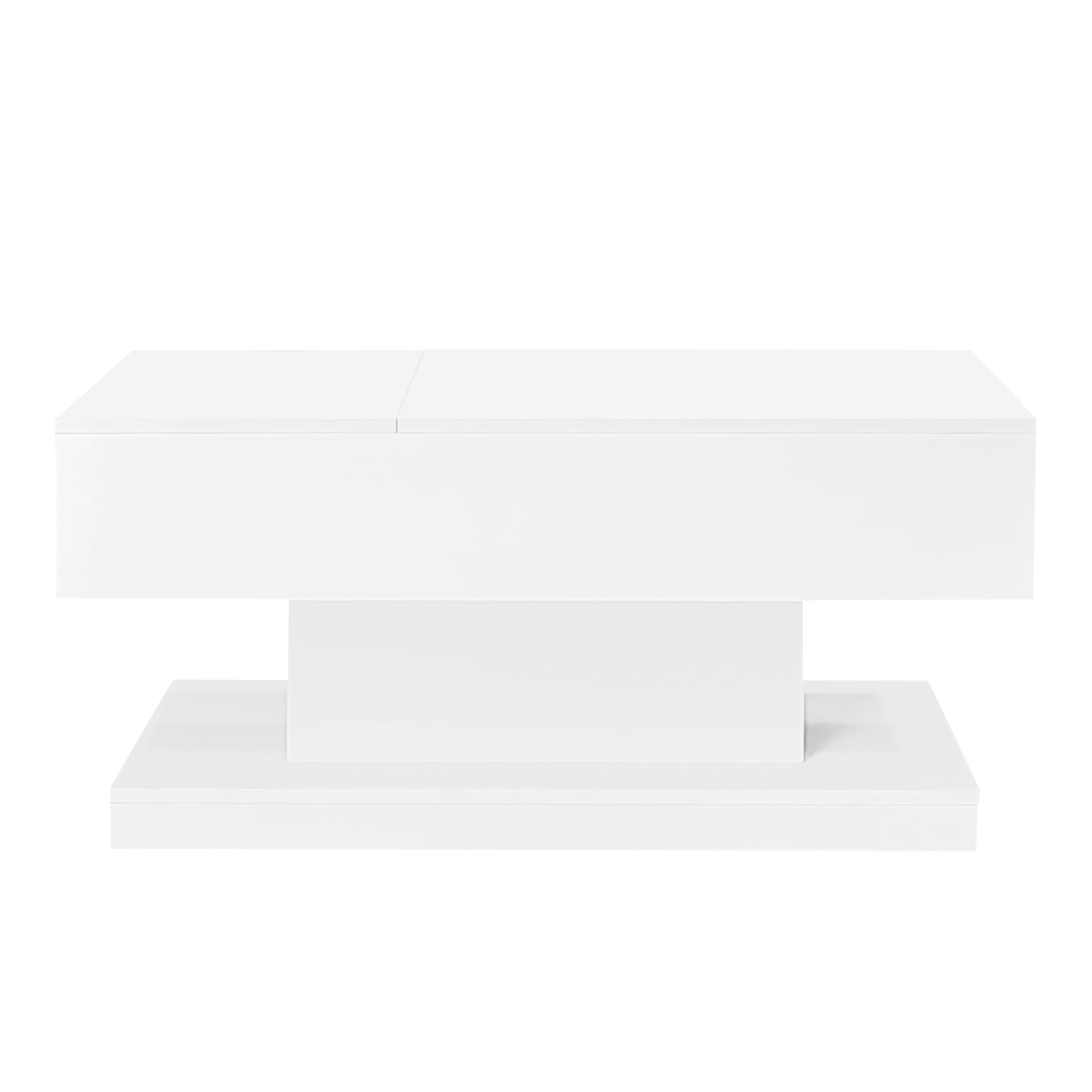 [variant:N892P407974W] High-Gloss Lift-Top Coffee Table with LED Lights image 20