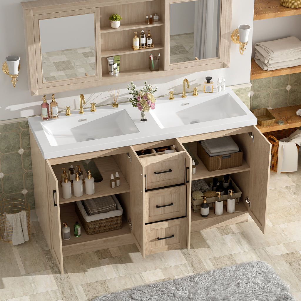 [variant:N848P000035N] Double-Sink Bathroom Vanity with Storage – 59-Inch image 13