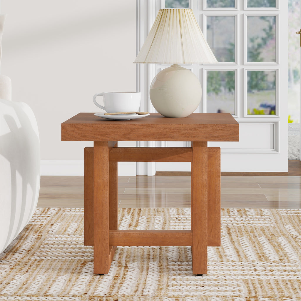 [variant:N876P386375D] Farmhouse Solid Wood End Table image 17