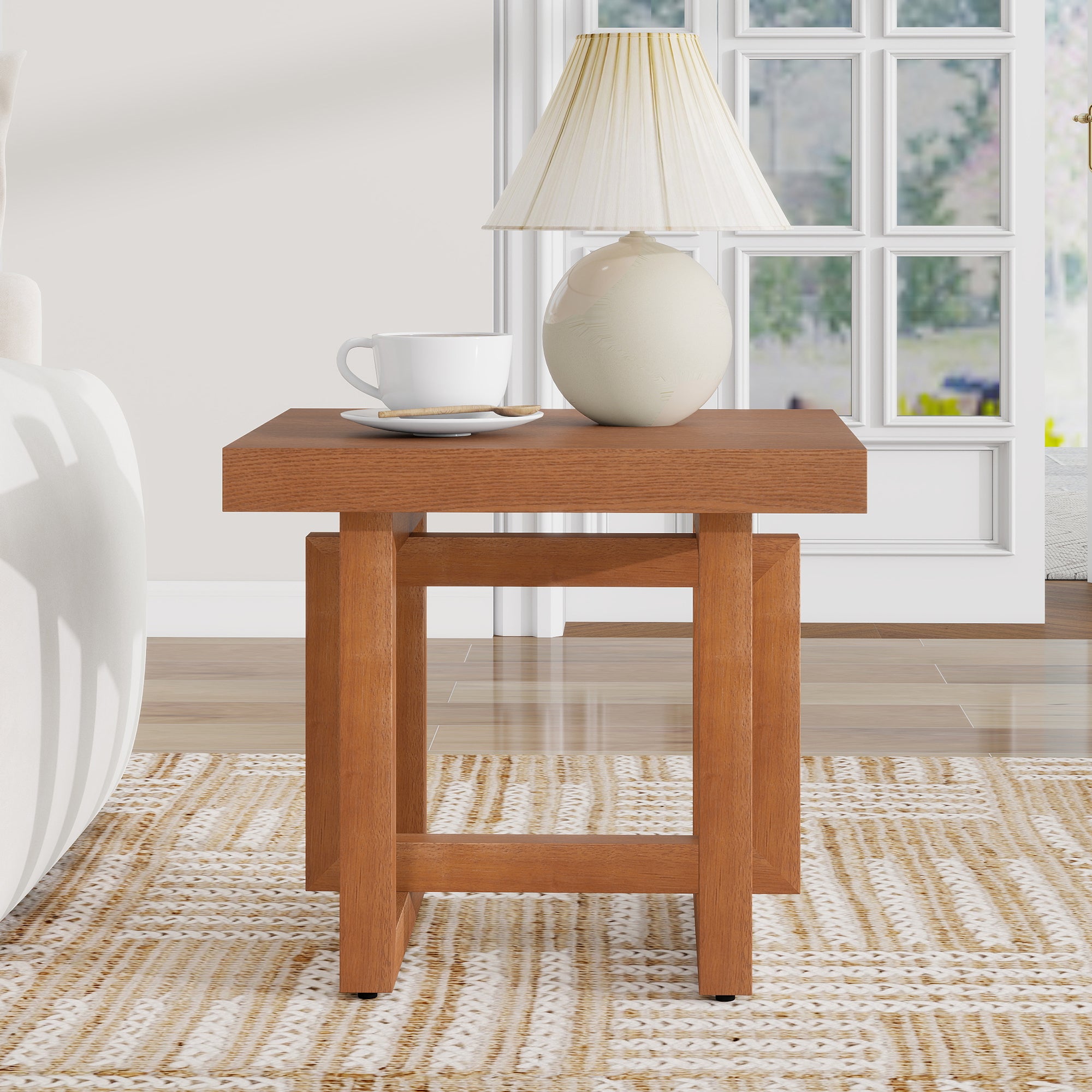 [variant:N876P386375D] Farmhouse Solid Wood End Table image 17