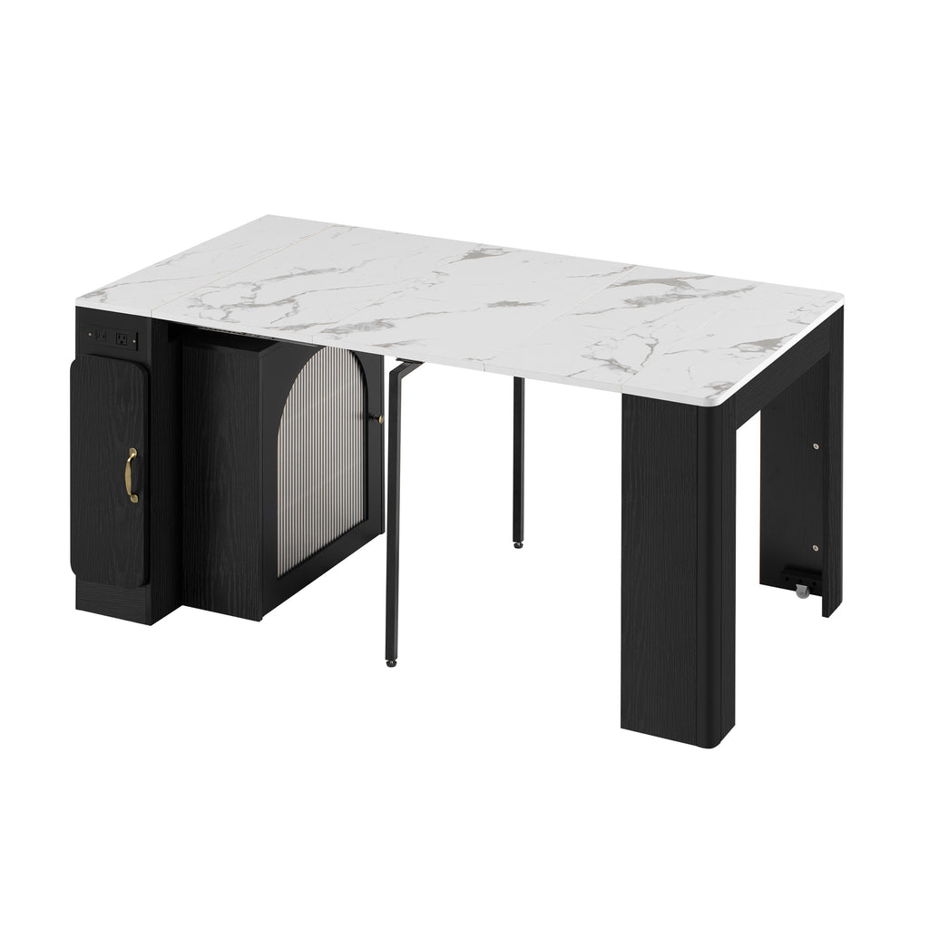 [variant:XW000024AAB-CA] Rolling Kitchen Island with Extendable Dining Table image 34