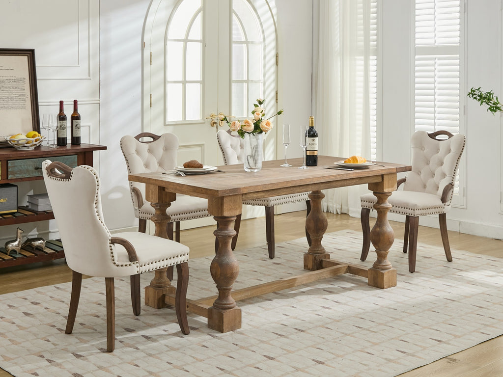 [variant:W5755P512977] Tufted Velvet Dining Armchairs – Set of 2 image 26