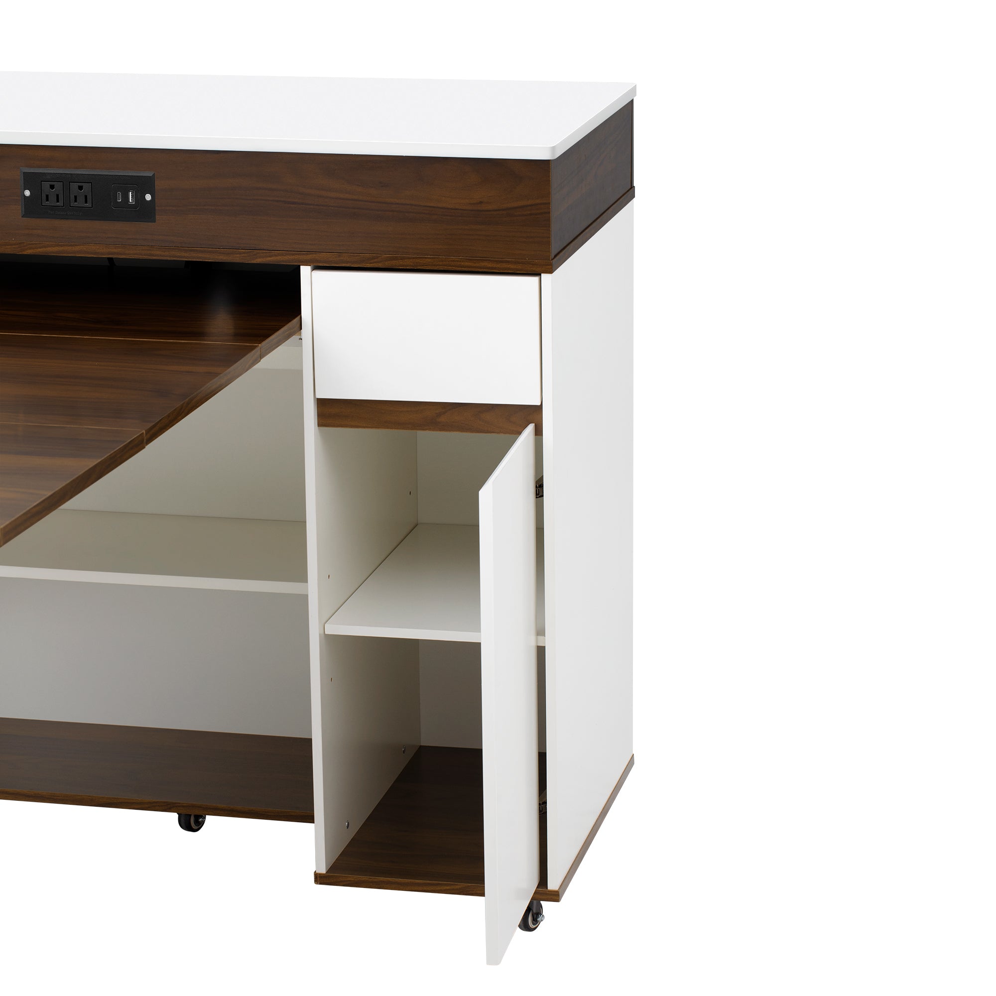 [variant:XW000029AAD-CA] Creamy White,Walnut image 27