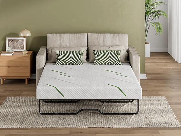 [variant:W3686P477347] Queen Memory Foam Sofa Bed Mattress – 3-Inch, White image 19