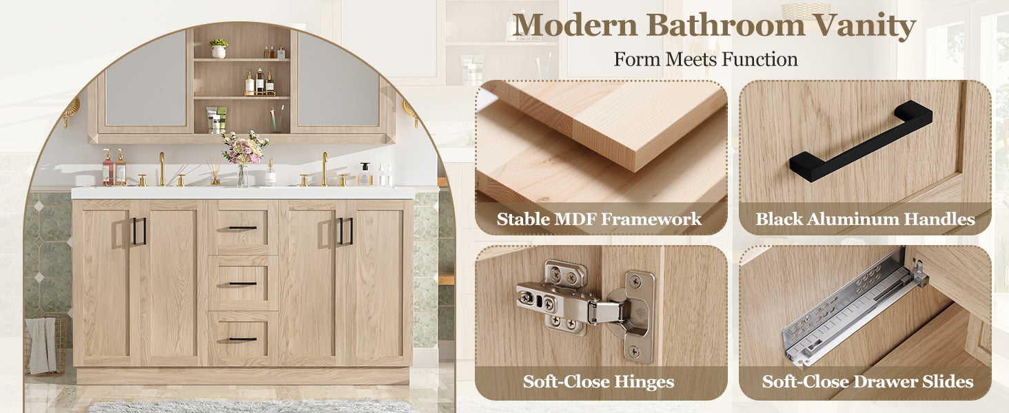 [variant:N848P000035N] Double-Sink Bathroom Vanity with Storage – 59-Inch image 7