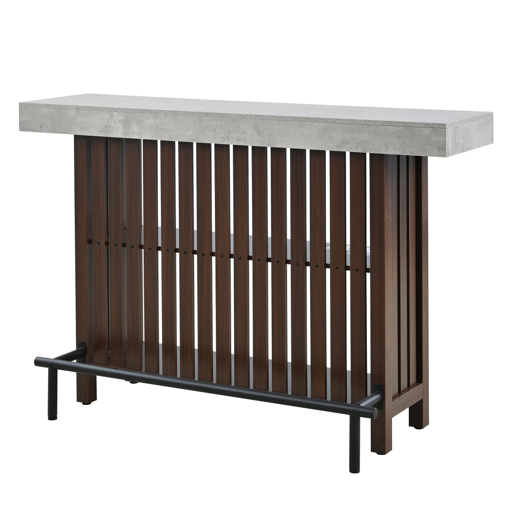 [variant:N889P427904R] 3-in-1 Dining and Bar Table with Wine Storage image 10