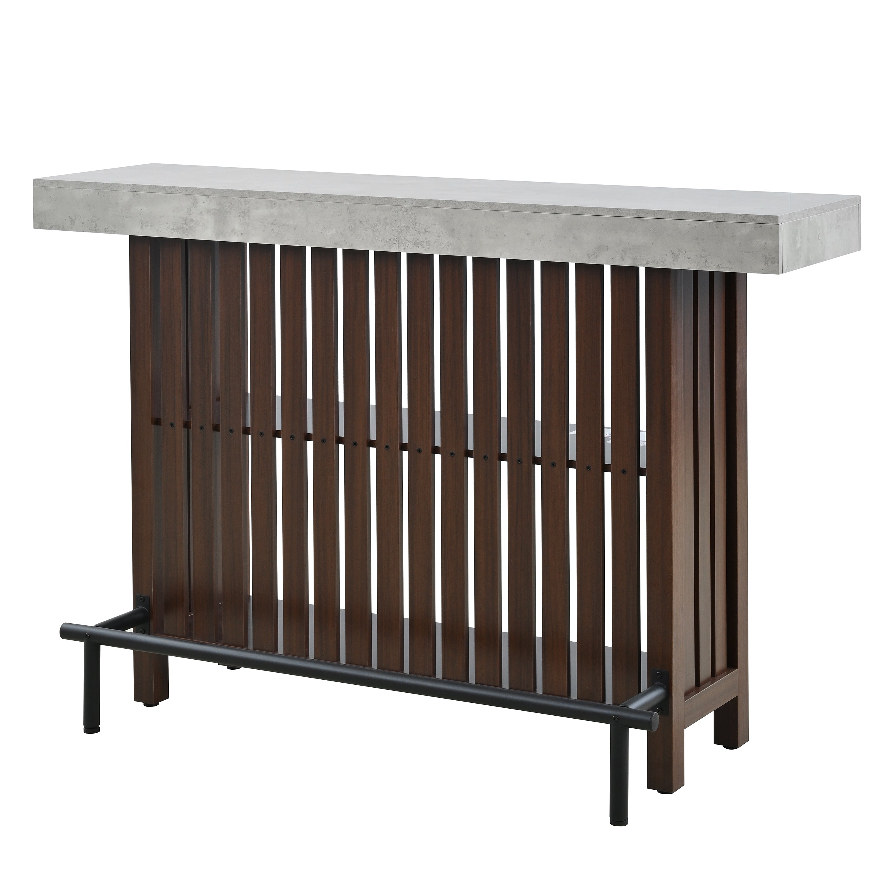 [variant:N889P427904R] 3-in-1 Dining and Bar Table with Wine Storage image 10