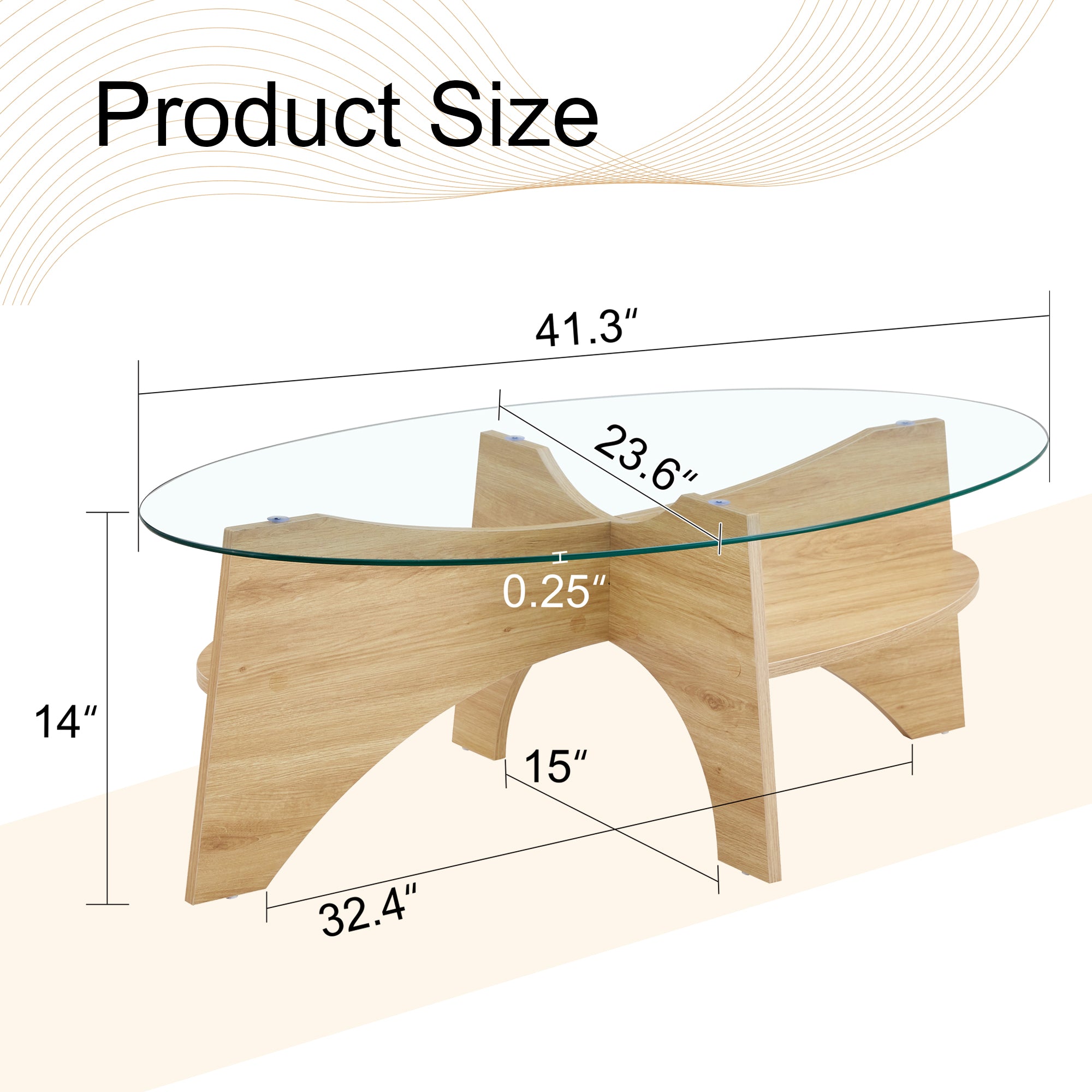 [variant:W3806P404729] Natural Wood,Transparent image 4