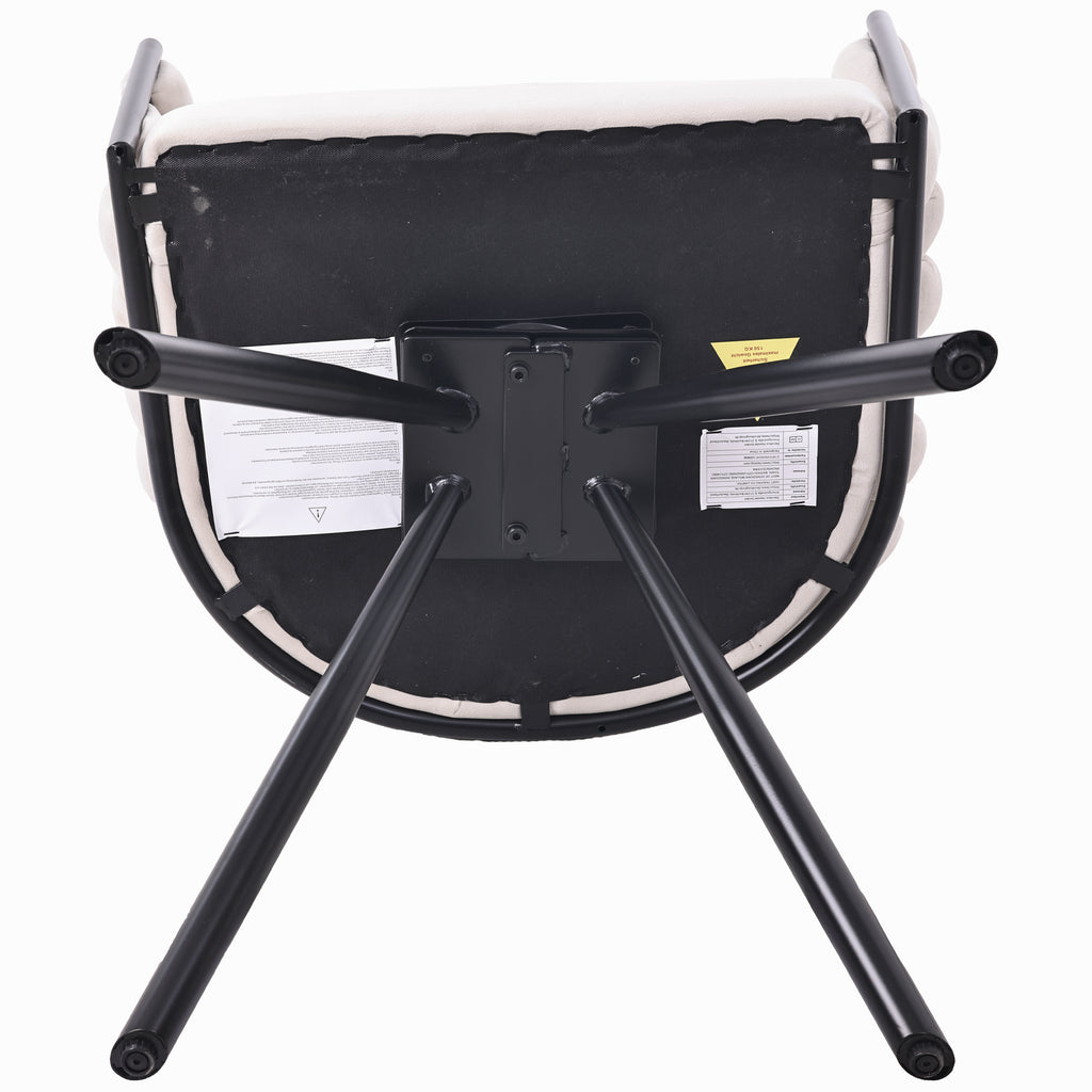 [variant:N859P374639B] Set of 2 Beige Velvet Dining Chairs image 20