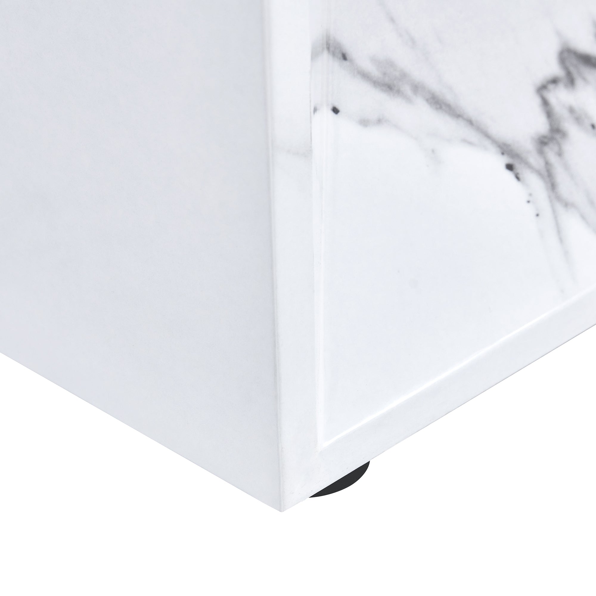 [variant:W3806S00015] White Marble-Look Dining Table image 14