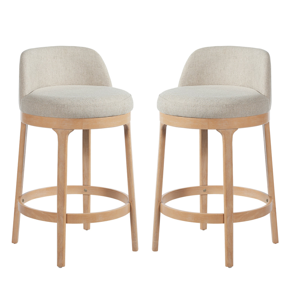 [variant:N897P442113N] Chole Set of 2 Natural Wood Counter Stools image 3