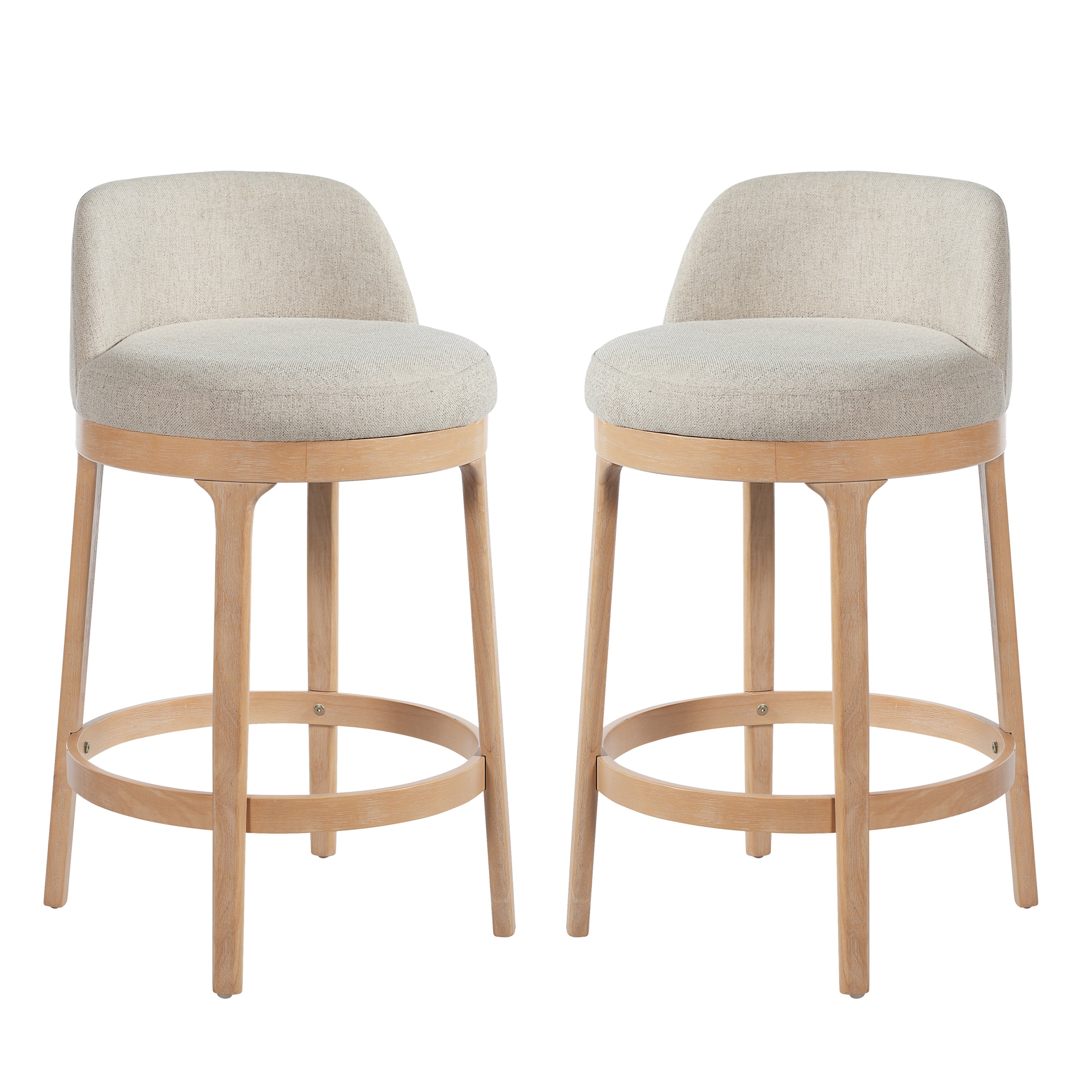 [variant:N897P442113N] Chole Set of 2 Natural Wood Counter Stools image 3