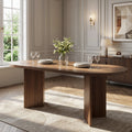 [variant:N859P472961A] Oval Walnut Dining Table – 79-Inch image 1
