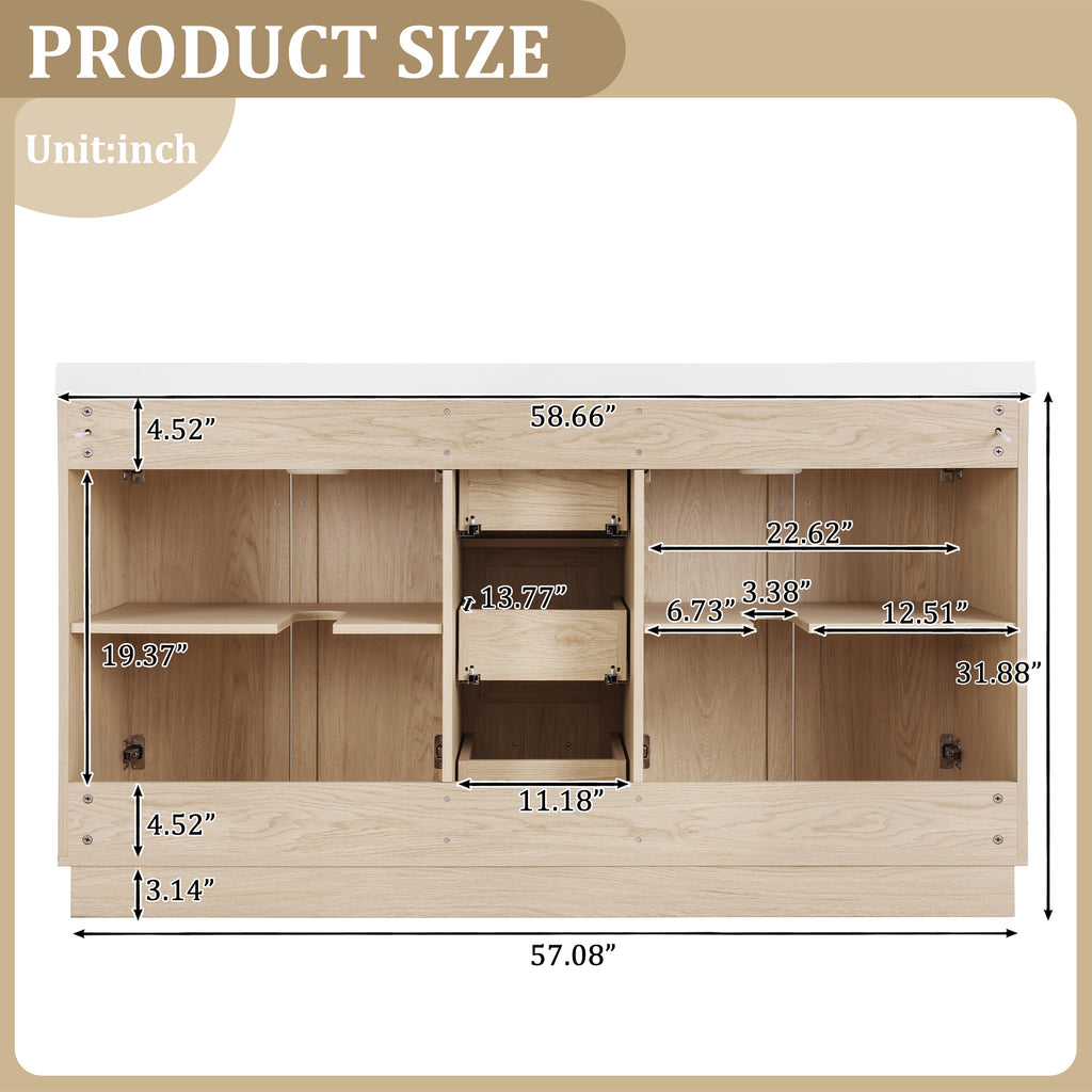[variant:N848P000035N] Double-Sink Bathroom Vanity with Storage – 59-Inch image 20