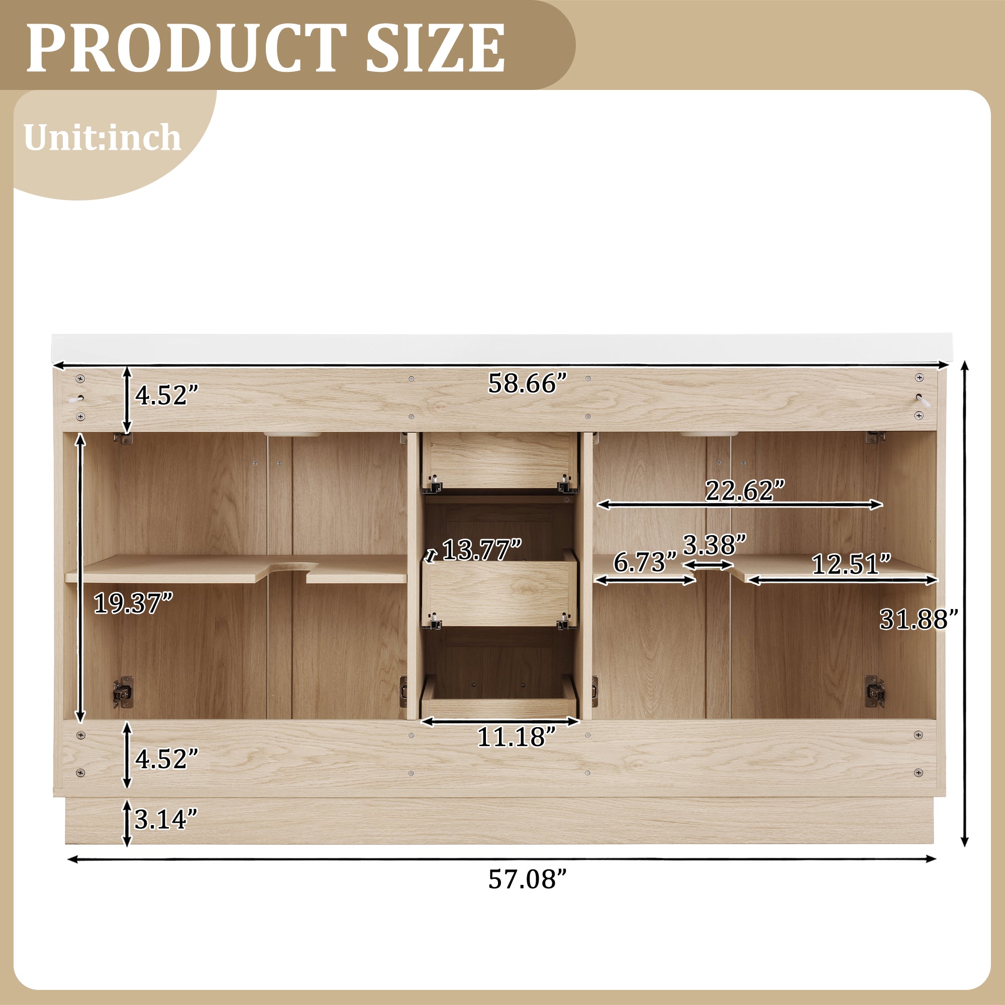 [variant:N848P000035N] Double-Sink Bathroom Vanity with Storage – 59-Inch image 20