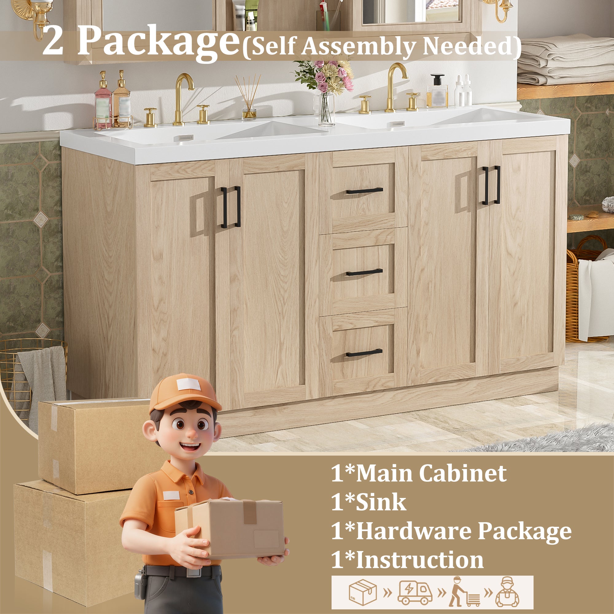 [variant:N848P000035N] Double-Sink Bathroom Vanity with Storage – 59-Inch image 18