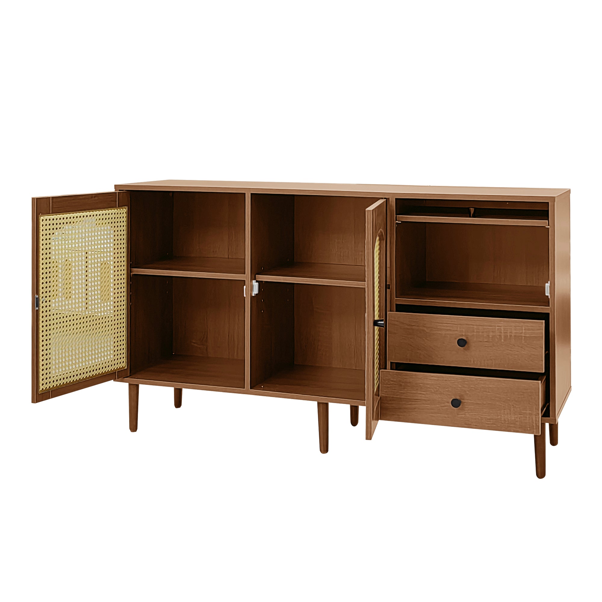 [variant:GA0013N] Country-Style Rattan-Door Sideboard image 20