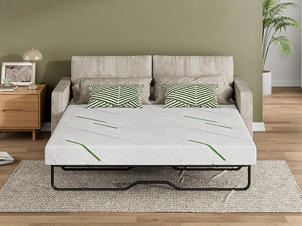 [variant:W3686P477347] Queen Memory Foam Sofa Bed Mattress – 3-Inch, White image 21