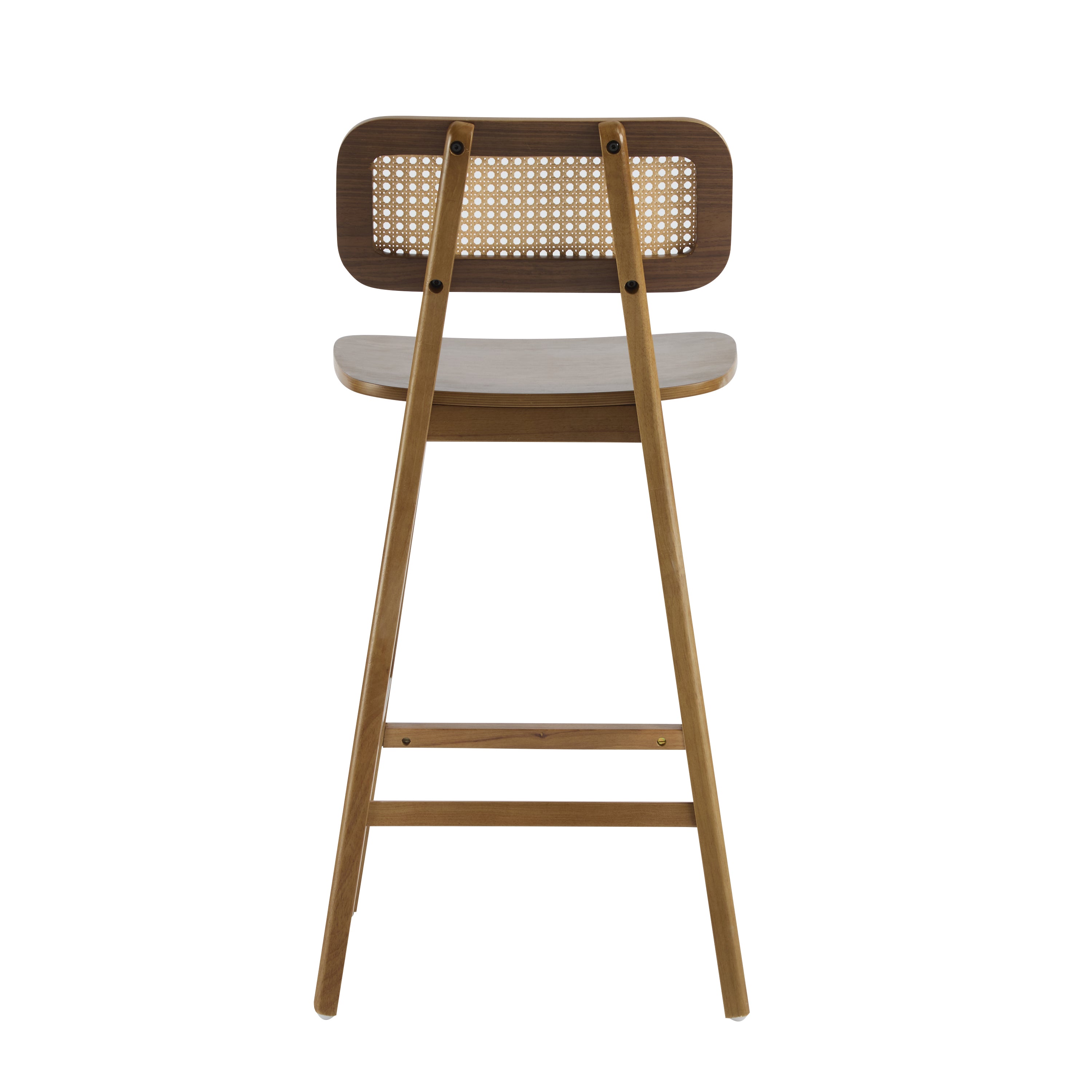 Walnut Rattan Counter Stools – Set of 2 or 4 — [variant:N897P439500W] Walnut image 10