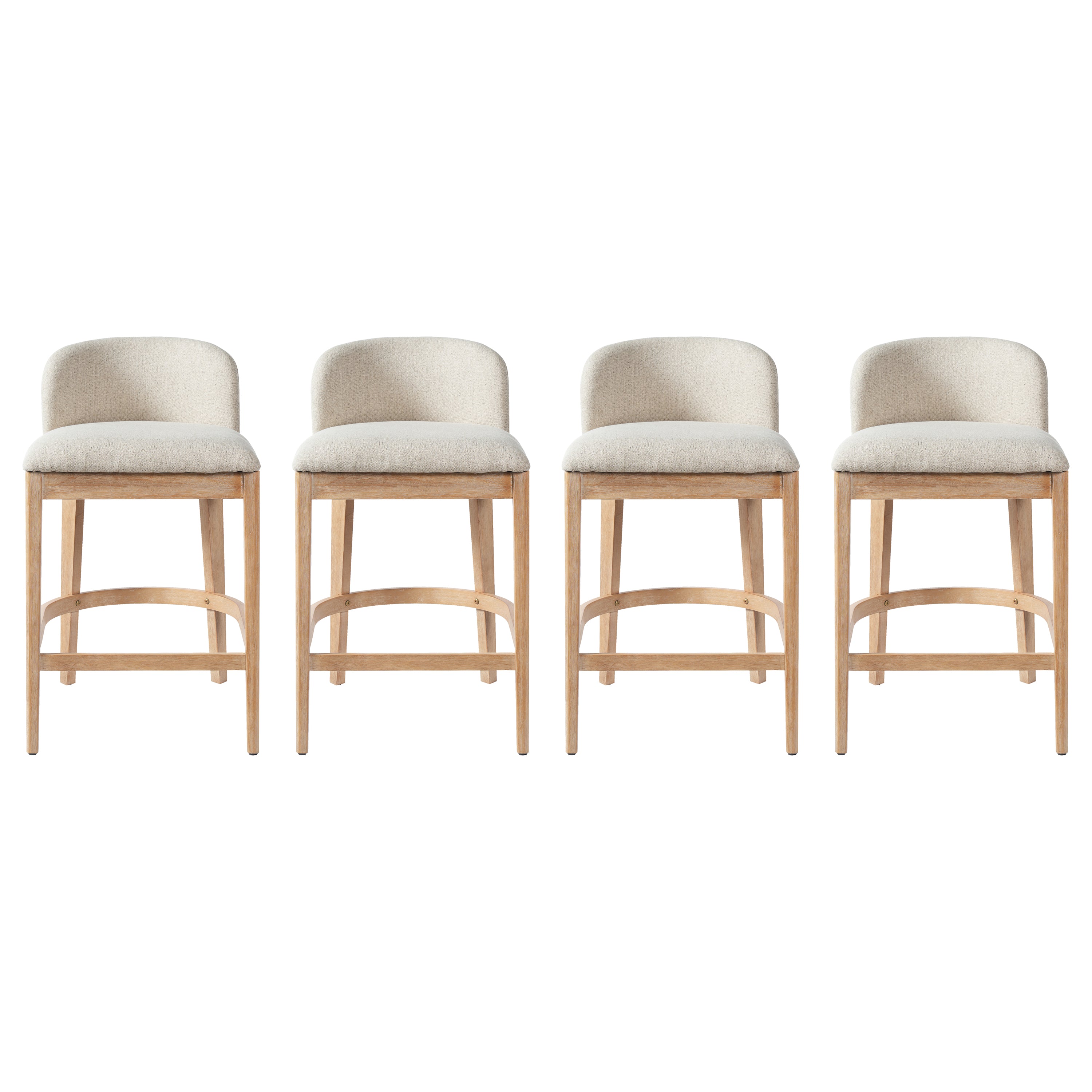 [variant:N897P442125N-S4] Calista Set of 4 Natural Wood Counter Stools image 3