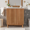 [variant:N729P339777O] Traditional Bathroom Vanity with Ceramic Sink – 29.9-Inch image 1