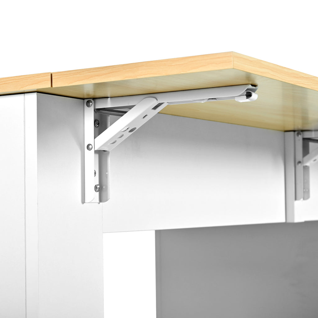[variant:N889P428028O] 3-in-1 Kitchen Island with Foldable Dining Table image 23