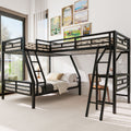 [variant:N8470000606B] Twin-over-Full Bunk and Twin Loft Bed with Desk image 1