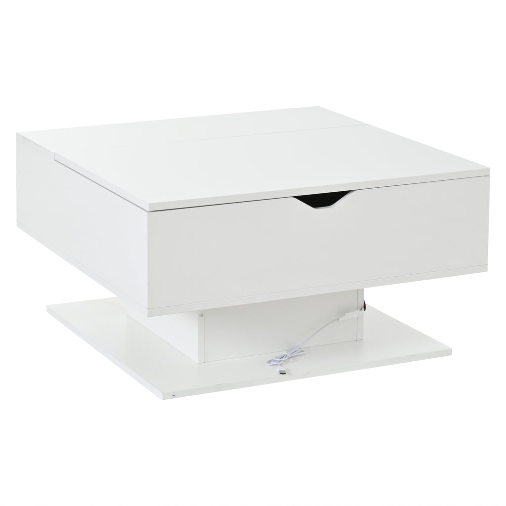 [variant:N892P428789W] High-Gloss Hydraulic Lift Coffee Table with Storage image 14
