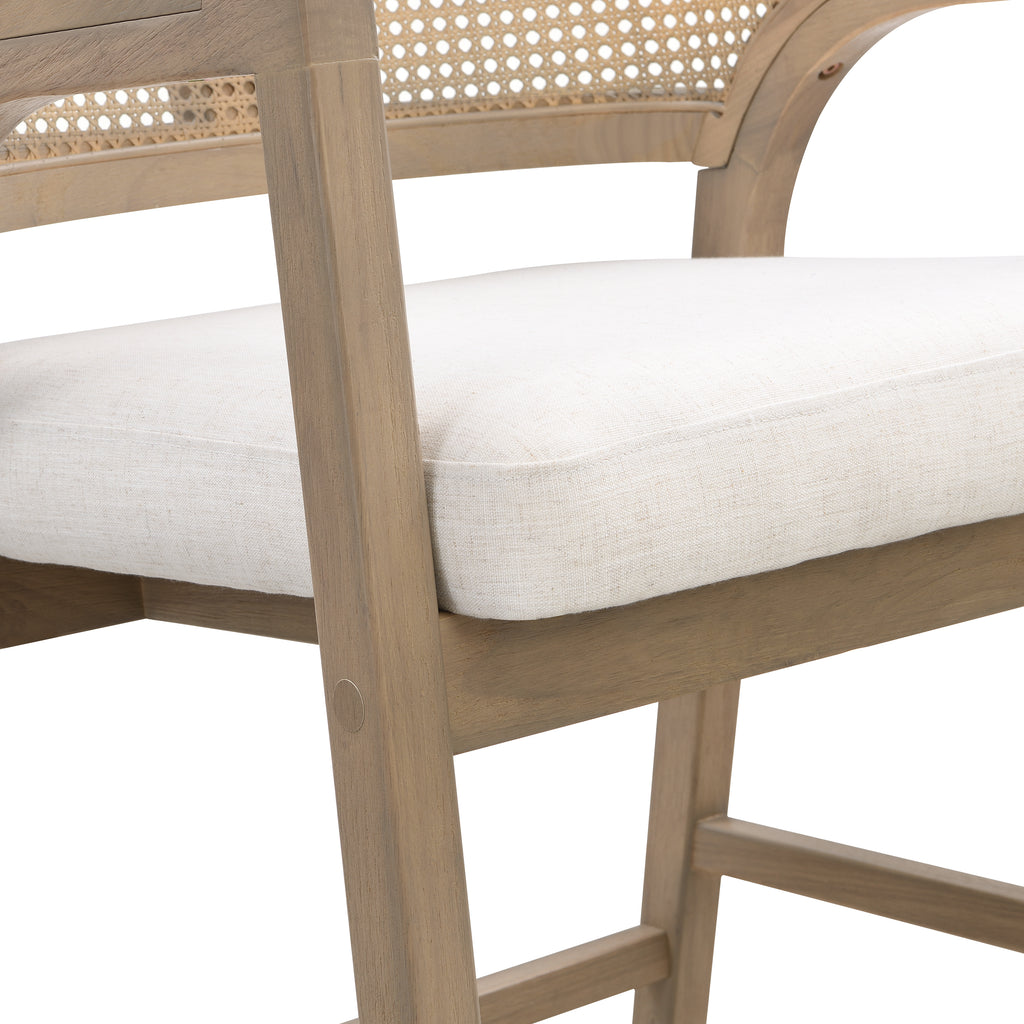[variant:N872P359330A] Set of 2 Light Ash Rattan Counter Stools image 8