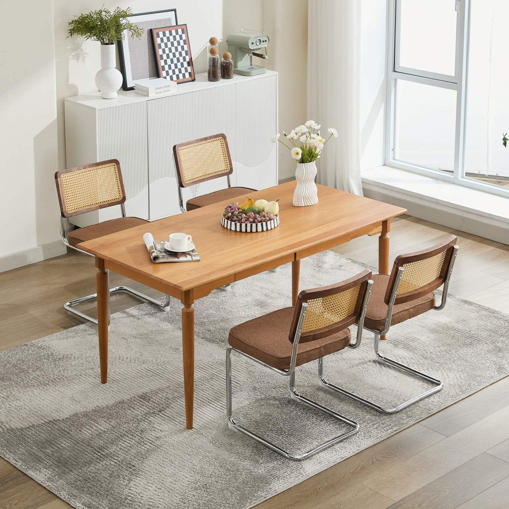 Coffee Rattan-Back Dining Chairs – Set of 2 — [variant:W5755P512975] Rattan-Back Dining Chairs – Set of 2 image 24