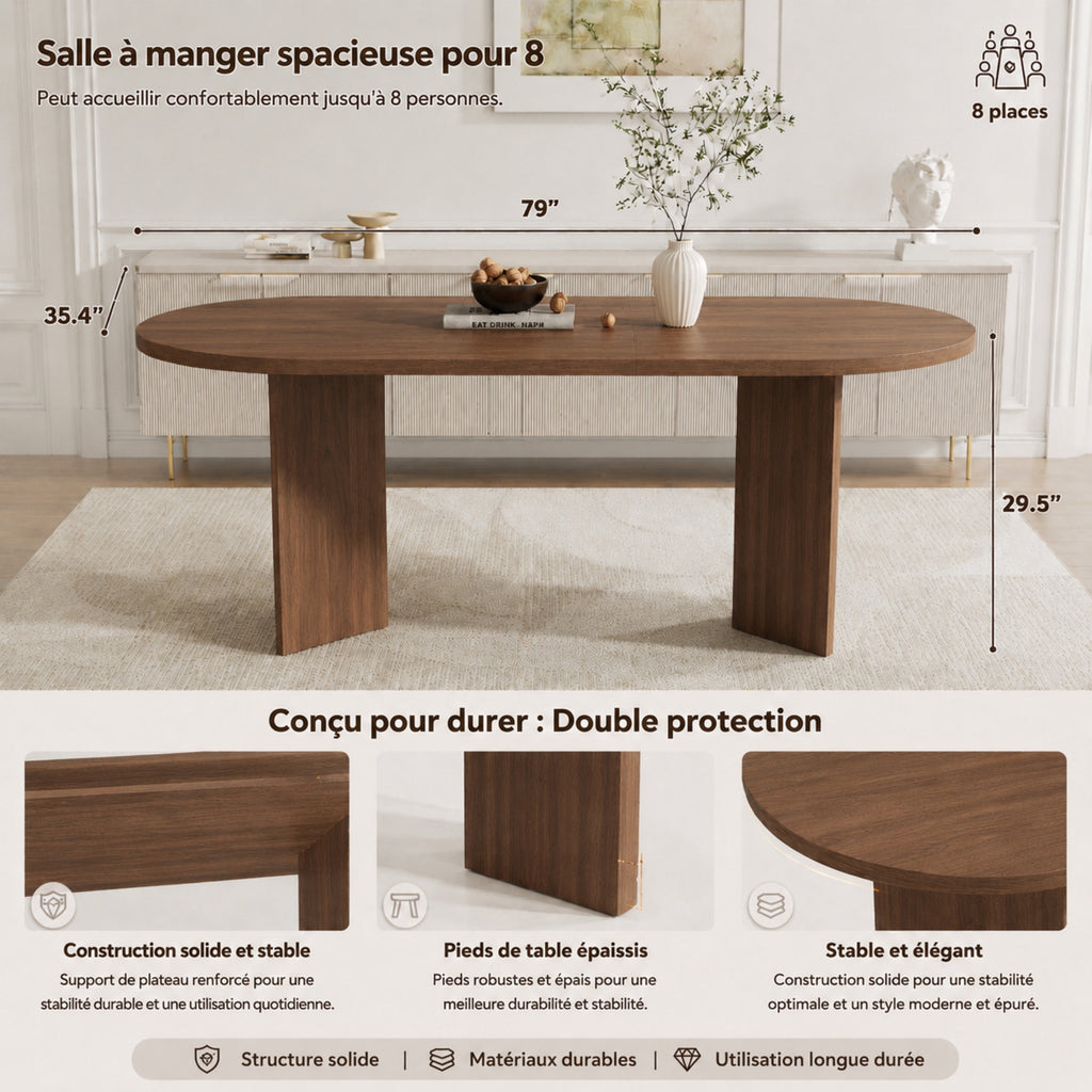 [variant:N859P472961A] Oval Walnut Dining Table – 79-Inch image 13