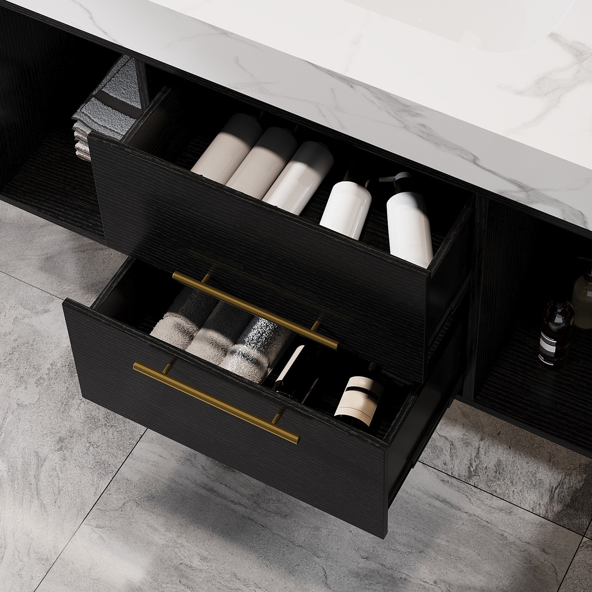[variant:W5307S00005] Floating Bathroom Vanity with Ceramic Sink – 39.4-Inch image 16
