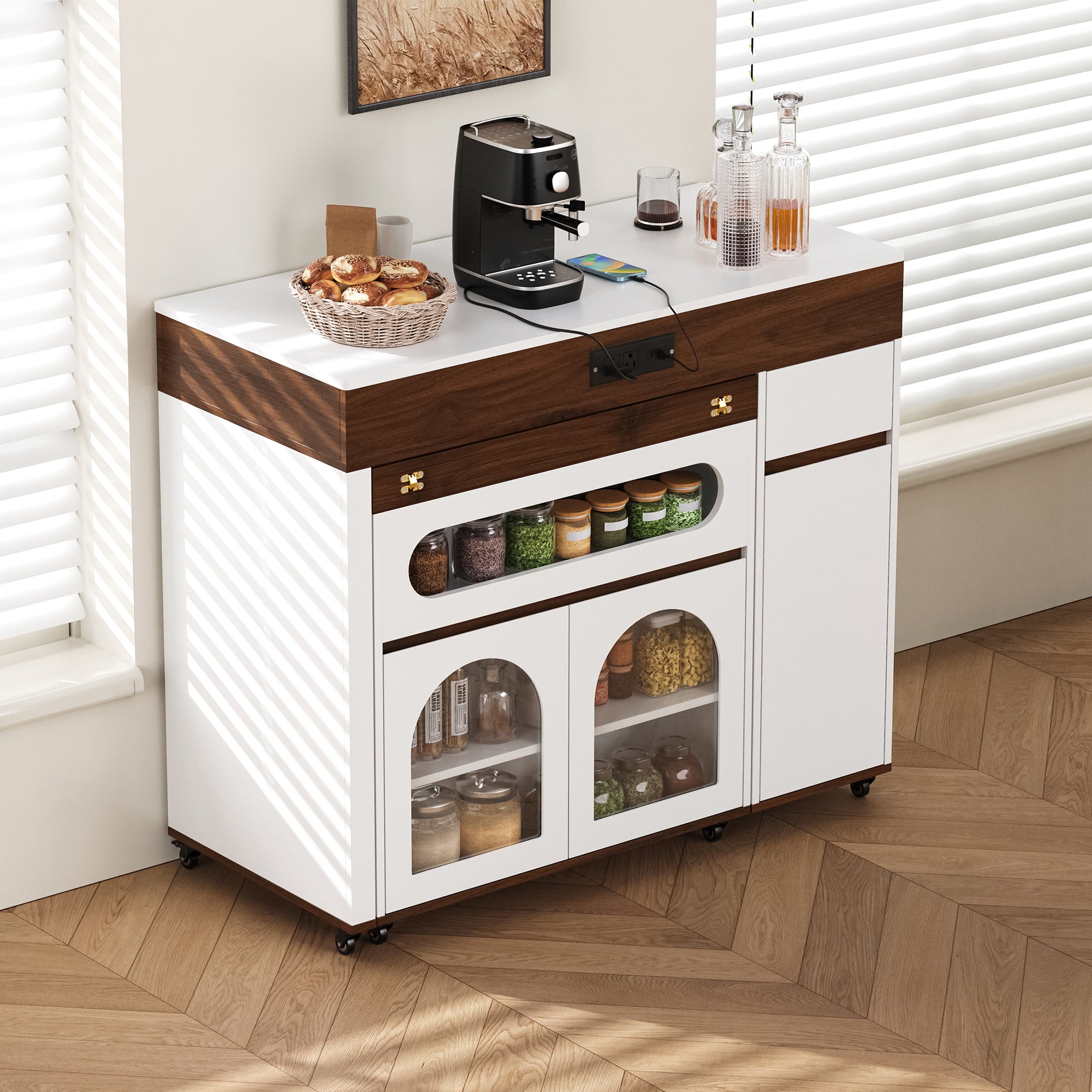[variant:XW000029AAD-CA] Creamy White,Walnut image 13