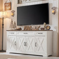 [variant:N853P444963W] 55-Inch Farmhouse Buffet Cabinet with Drawers image 1