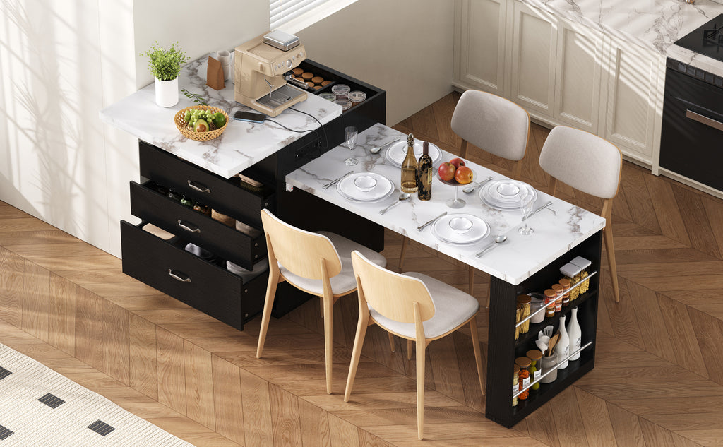 [variant:XW000036AAB-CA] Black,White Marble image 3