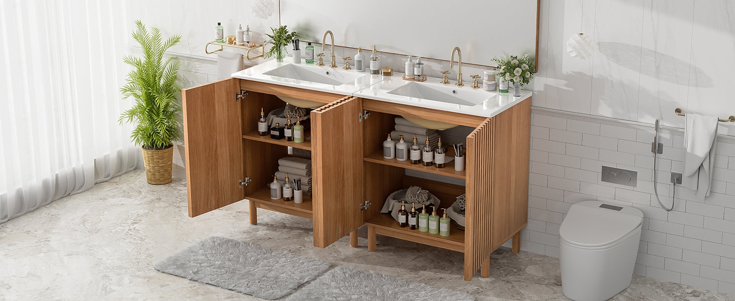 [variant:N848P000012O] Traditional Bathroom Vanity with Ceramic Sink – 59.8-Inch image 26