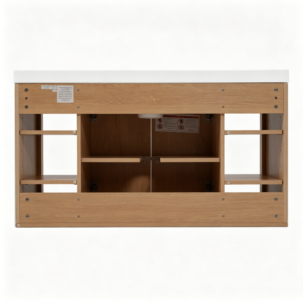 [variant:N729P000039N] Wall-Mounted Bathroom Vanity with SMC Sink – 42-Inch image 19