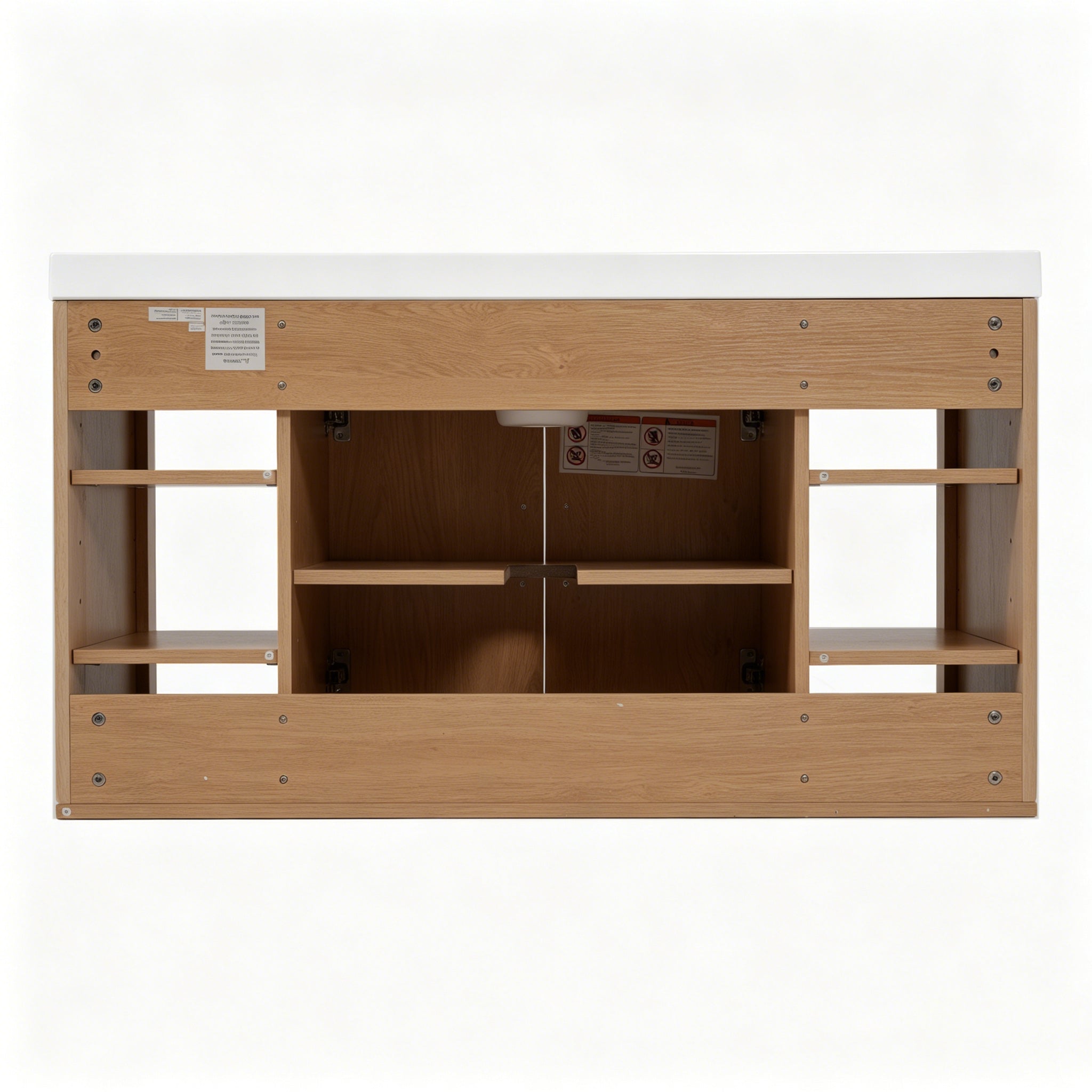 [variant:N729P000039N] Wall-Mounted Bathroom Vanity with SMC Sink – 42-Inch image 19