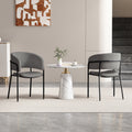 [variant:N852P429456E] Modern Corduroy Side Chairs – Sets of 1, 4 or 6 – Grey image 1