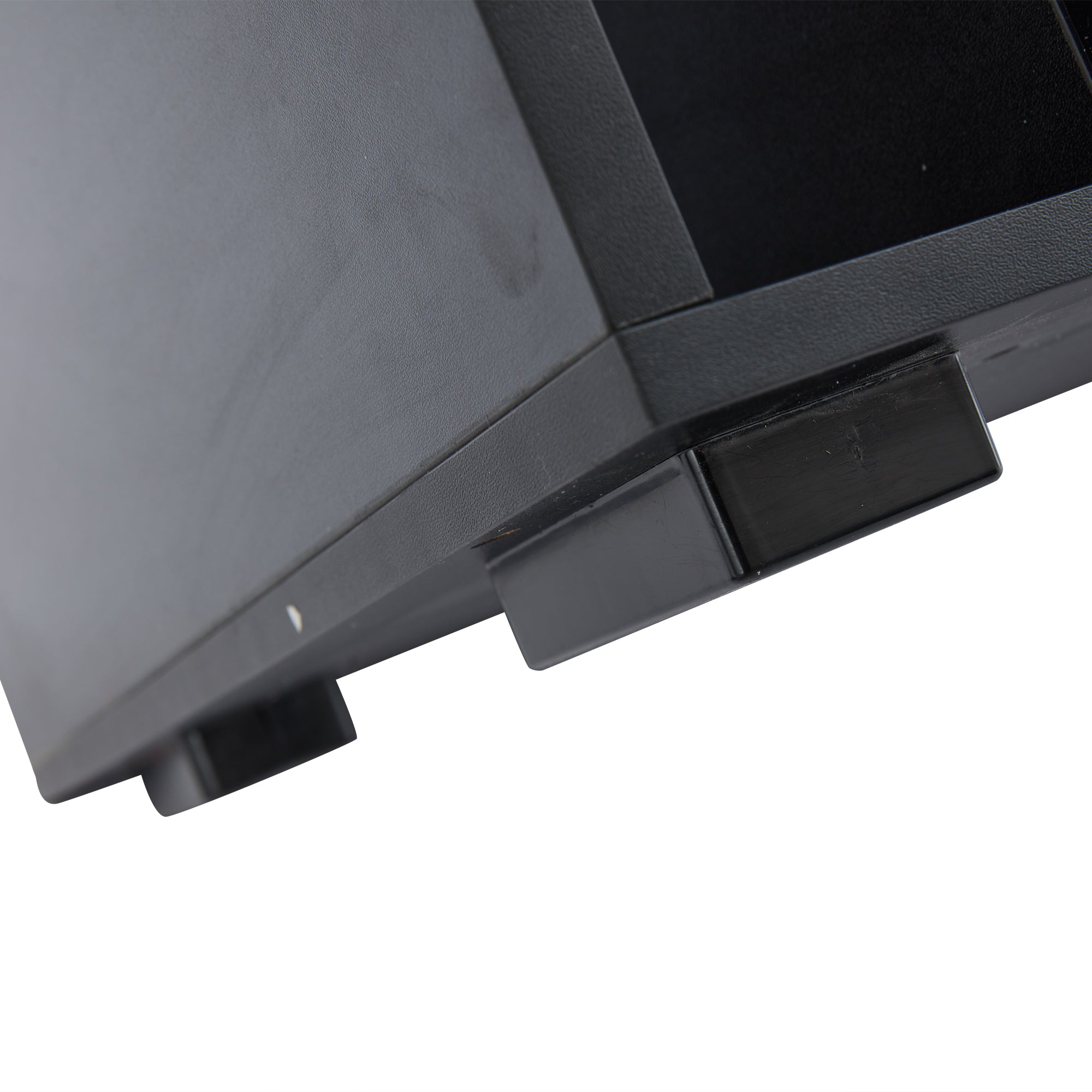 [variant:N892P428787B] High-Gloss LED Coffee Table with Glass Top and Drawers image 8