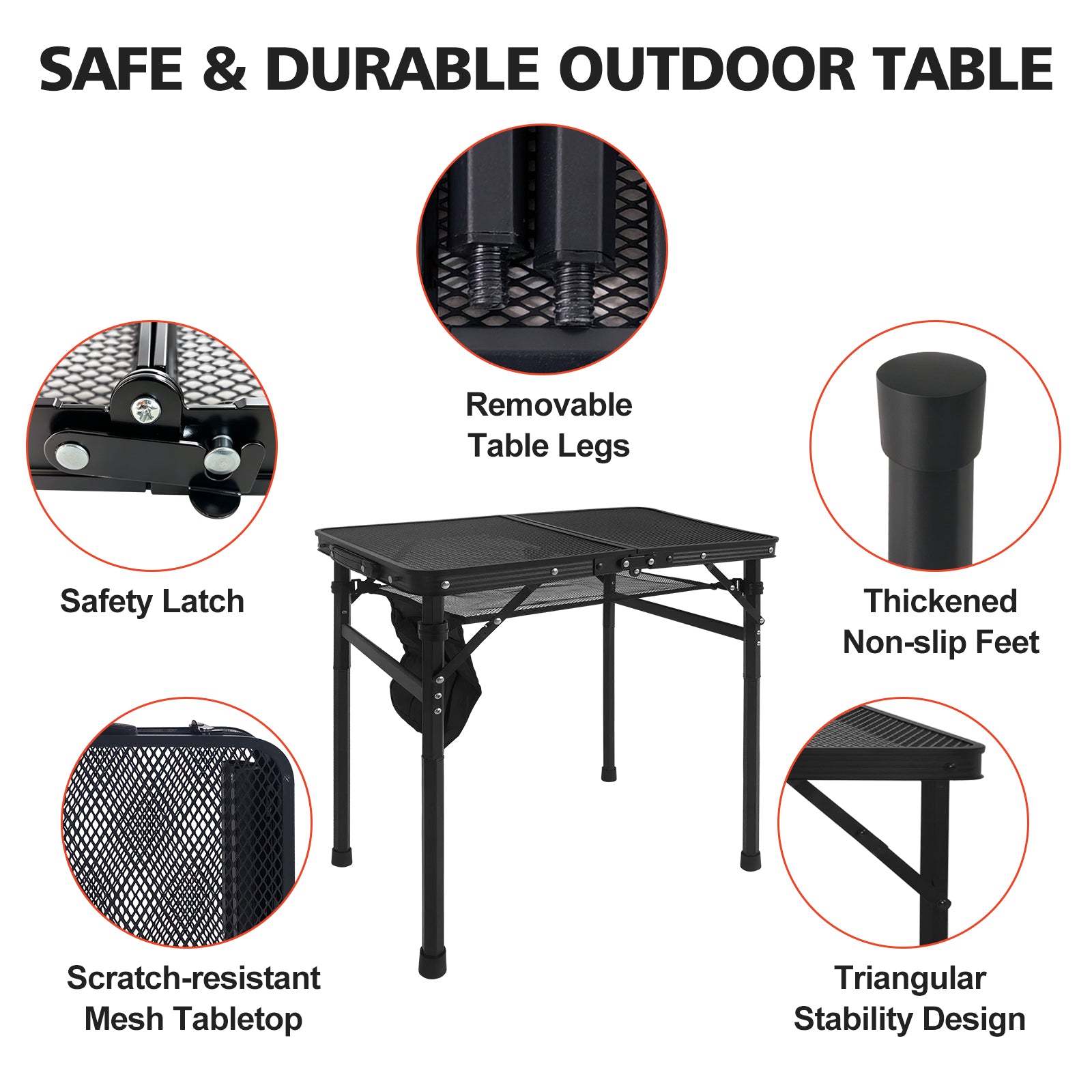 [variant:W5076P501054] Portable Folding Grill Table – 2-Foot image 3