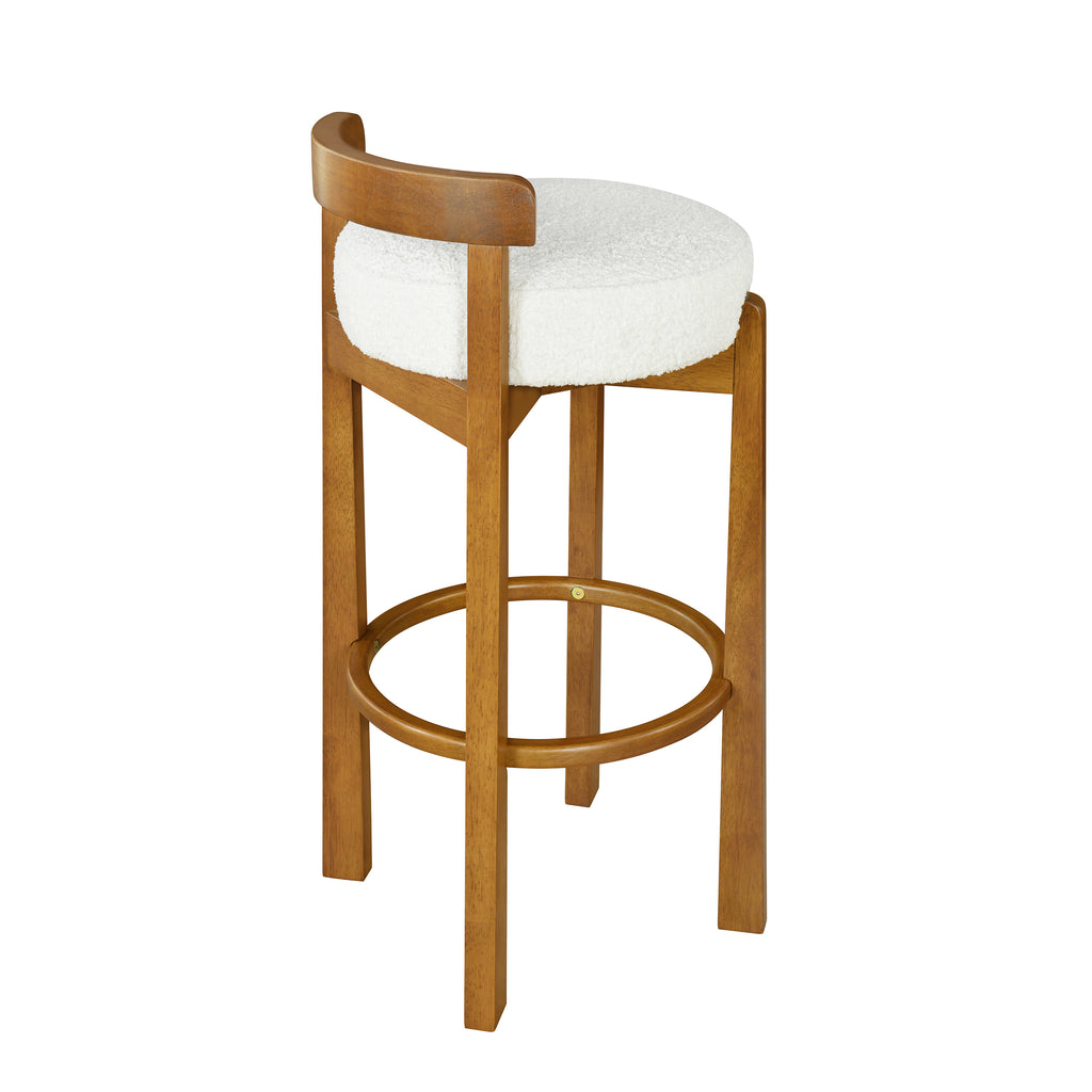 [variant:N897P443728W-S4] Elise Set of 4 Walnut Wood Bar Stools image 8