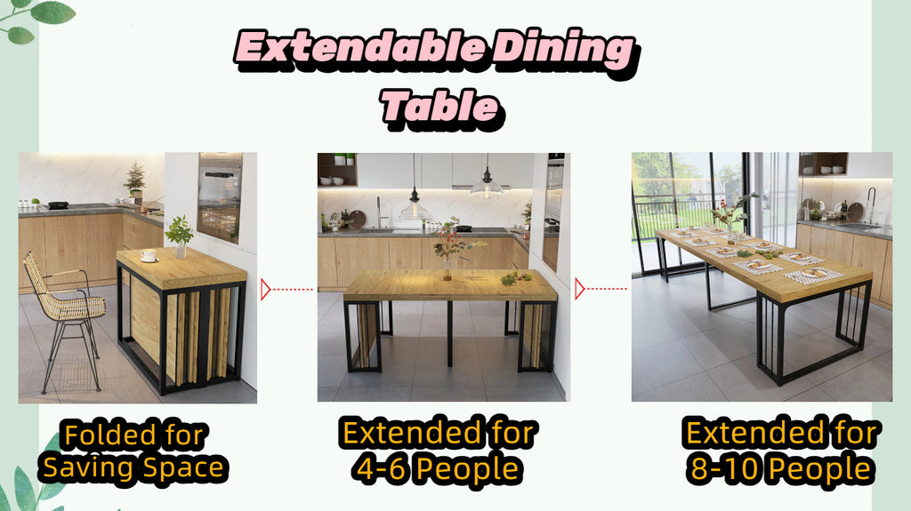 [variant:W3679S00001] Extendable Dining Table for 2–10 – Wild Oak image 23
